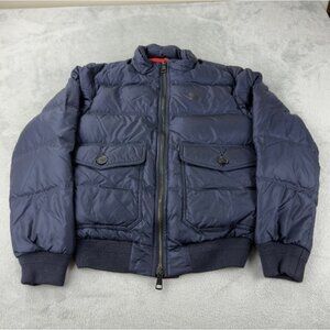 Burberry Brit Men's Size Small Navy Blue Down Puffer Jacket 100% Duck Down
